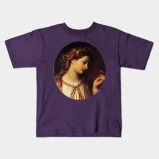 Ophelia 1865 - Thomas Francis Dicksee Kids T-Shirt